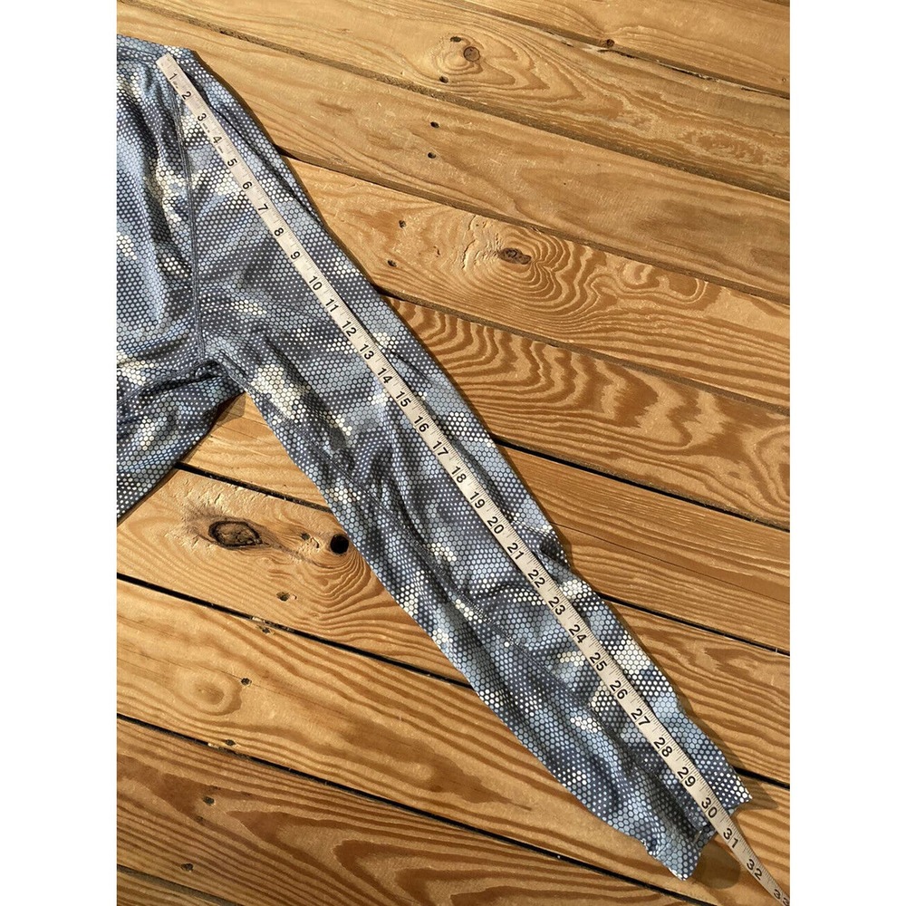 Simms Patterned Long Sleeve Athletic Shirt Size M… - image 8